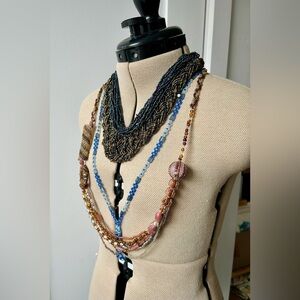 Bundle of Seed Bead Necklaces